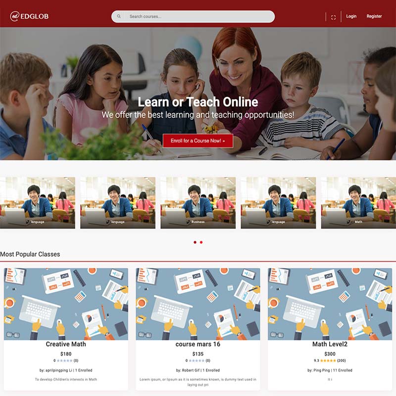 rezult work edglob new educational portal marketplace